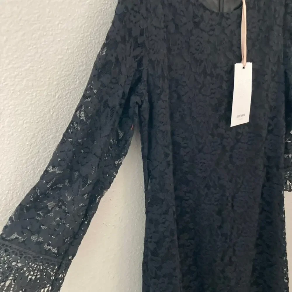 Grace Karin NEW Long Sleeve Lace Dress - Black - 9/10